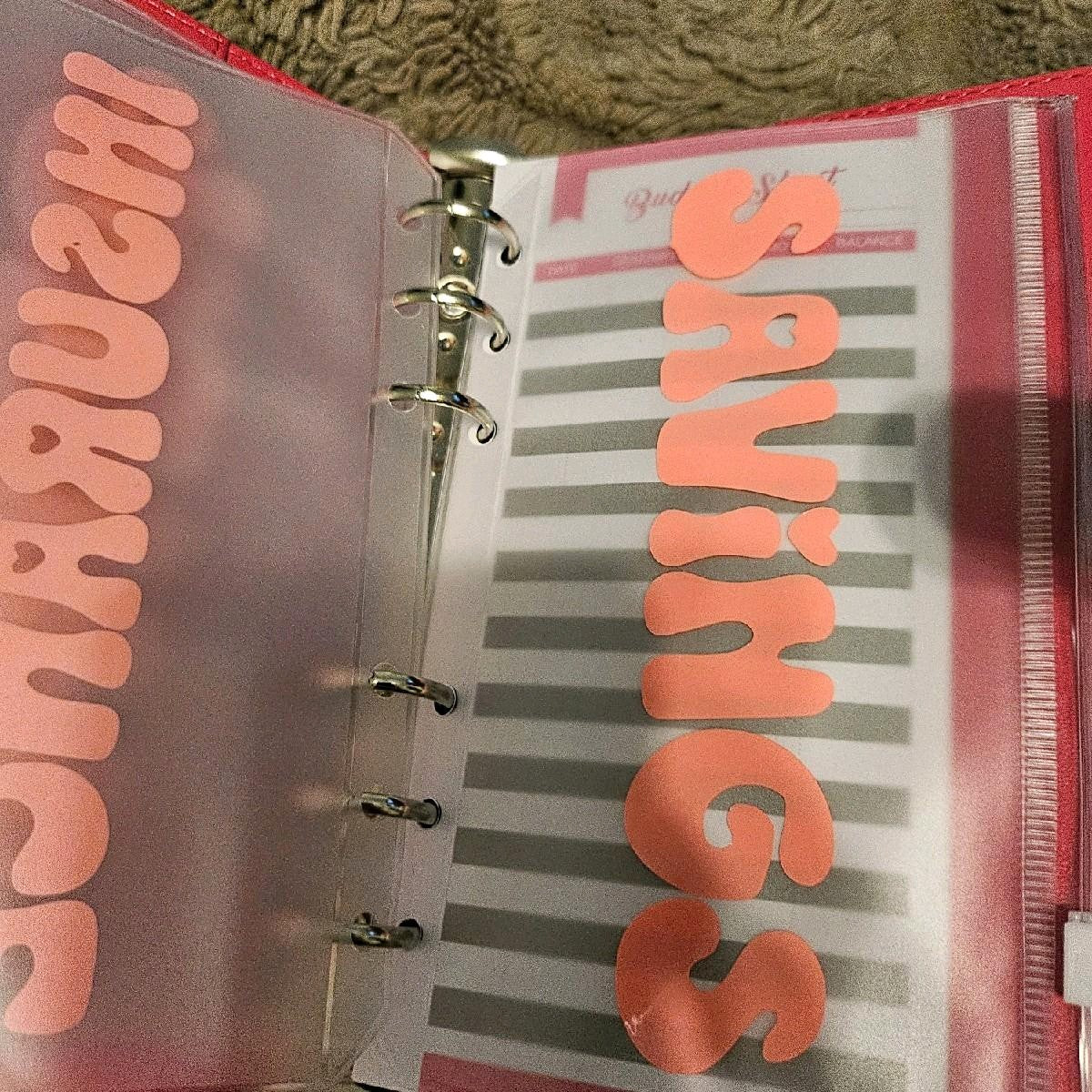 Customized Budget Binder for Office Supplies - Personalized Organizer