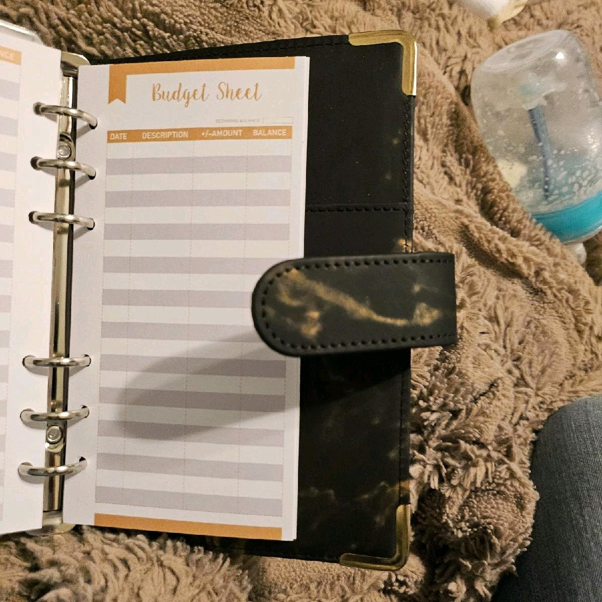 Customized Budget Binder for Office Supplies - Personalized Organizer