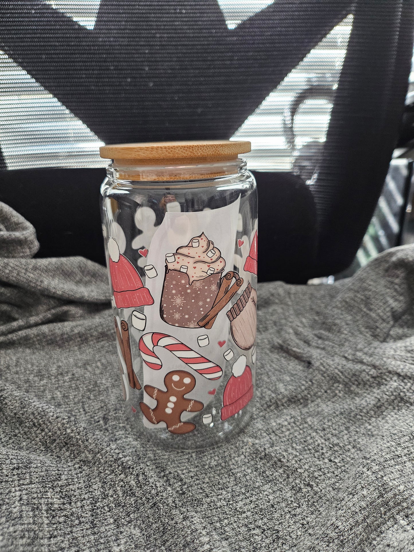 Christmas Goodies Glass Tumbler