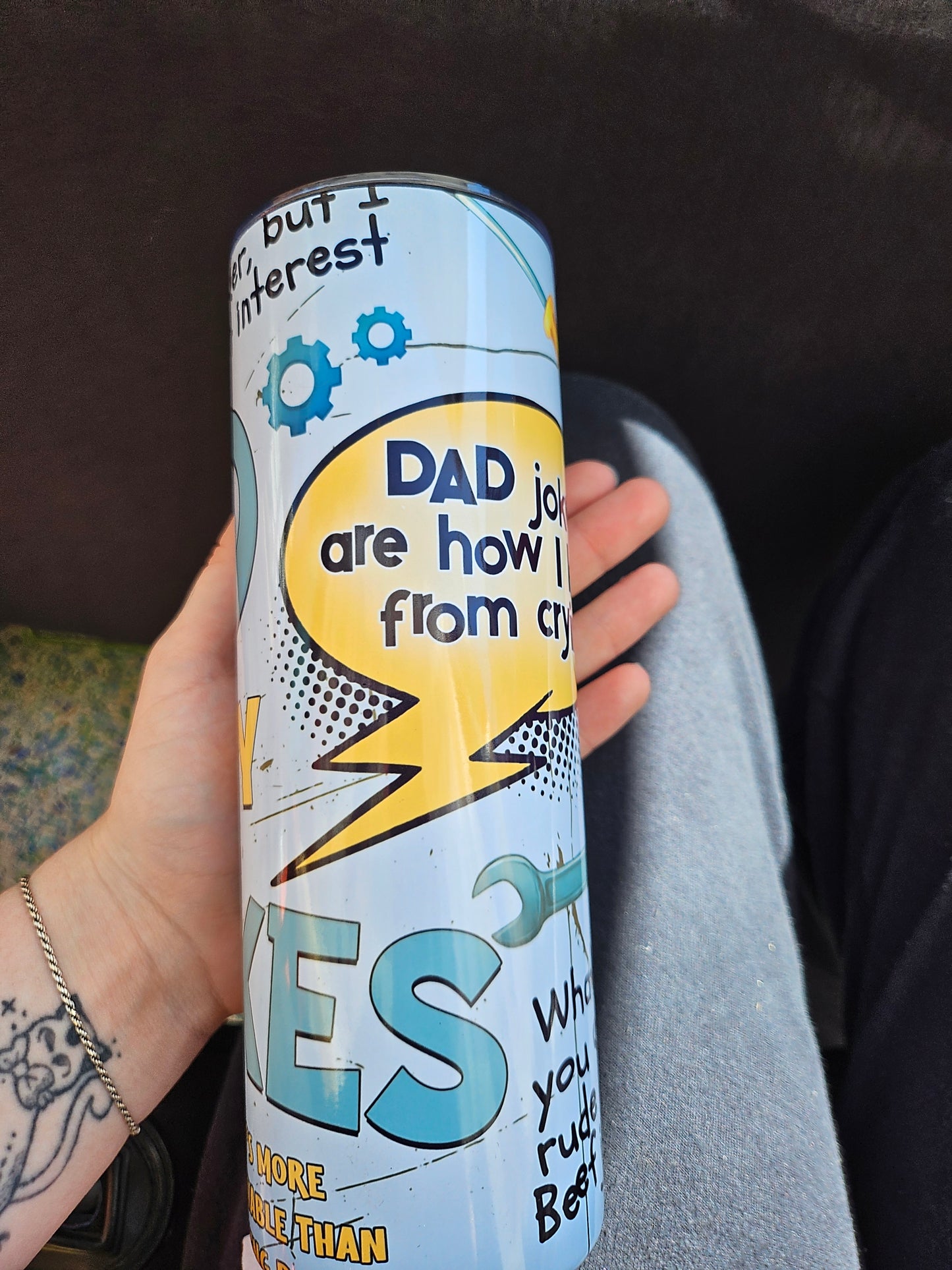 Dad Jokes Tumbler