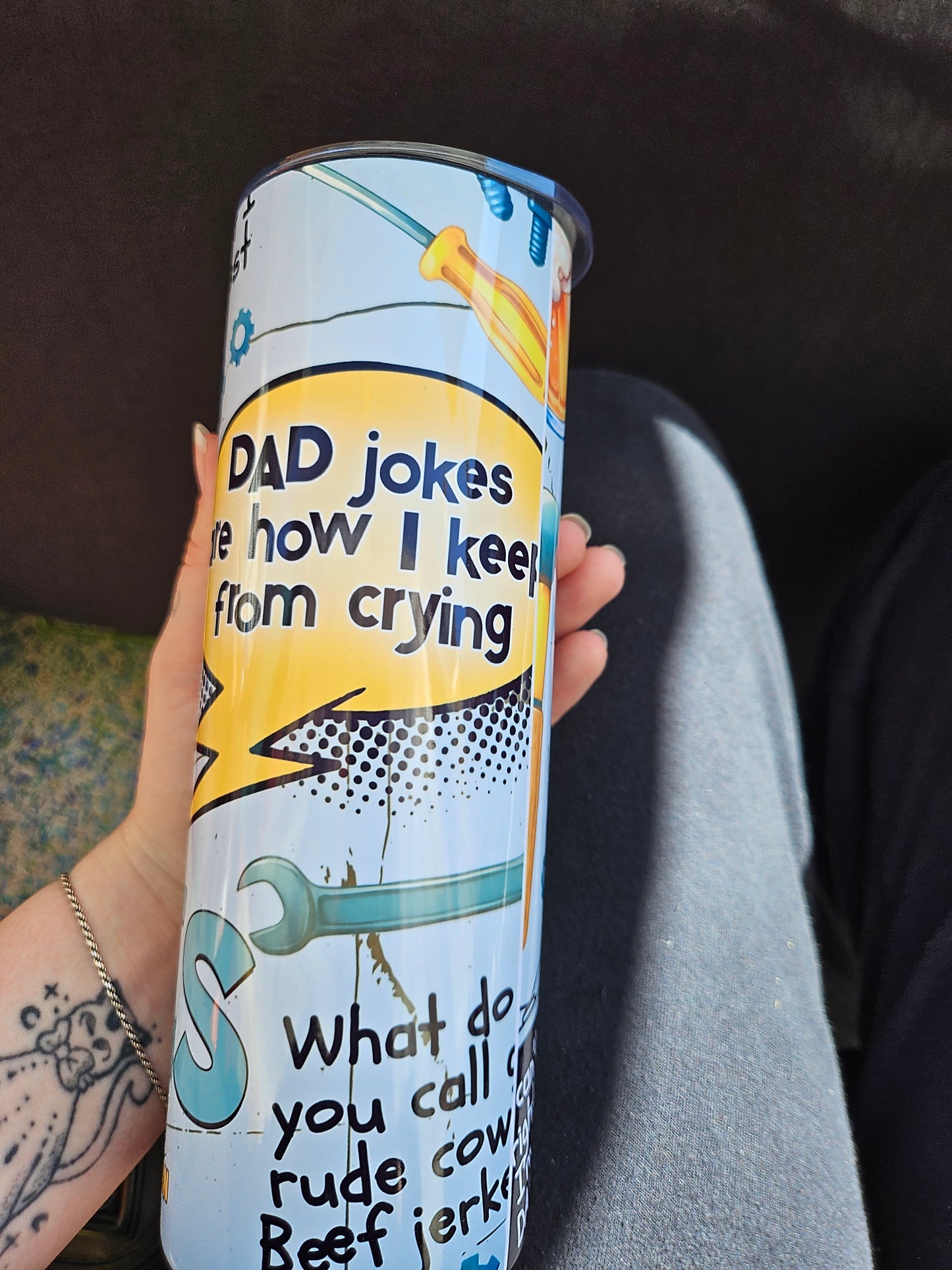 Dad Jokes Tumbler