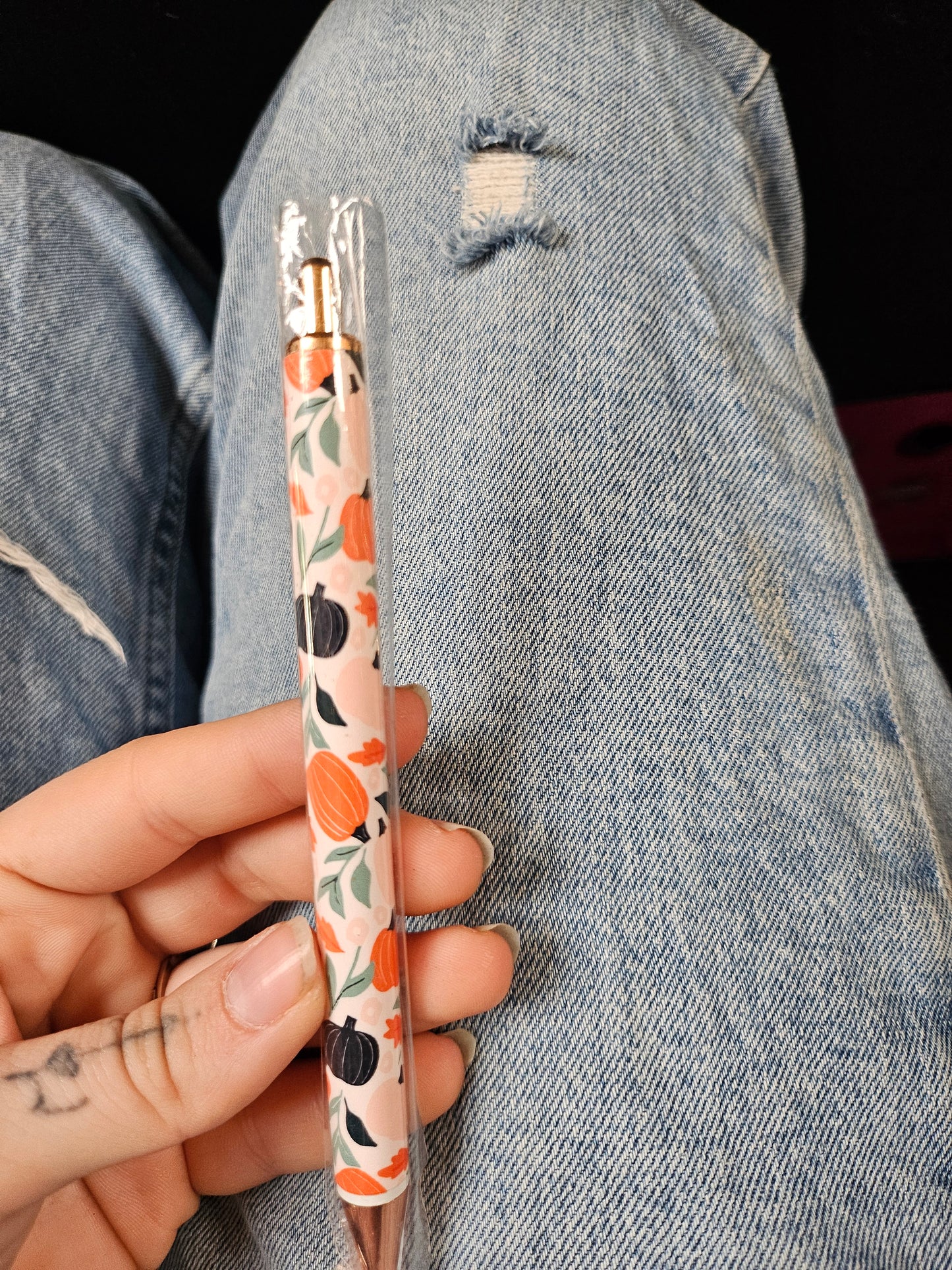 Pumpkin Metal Pen