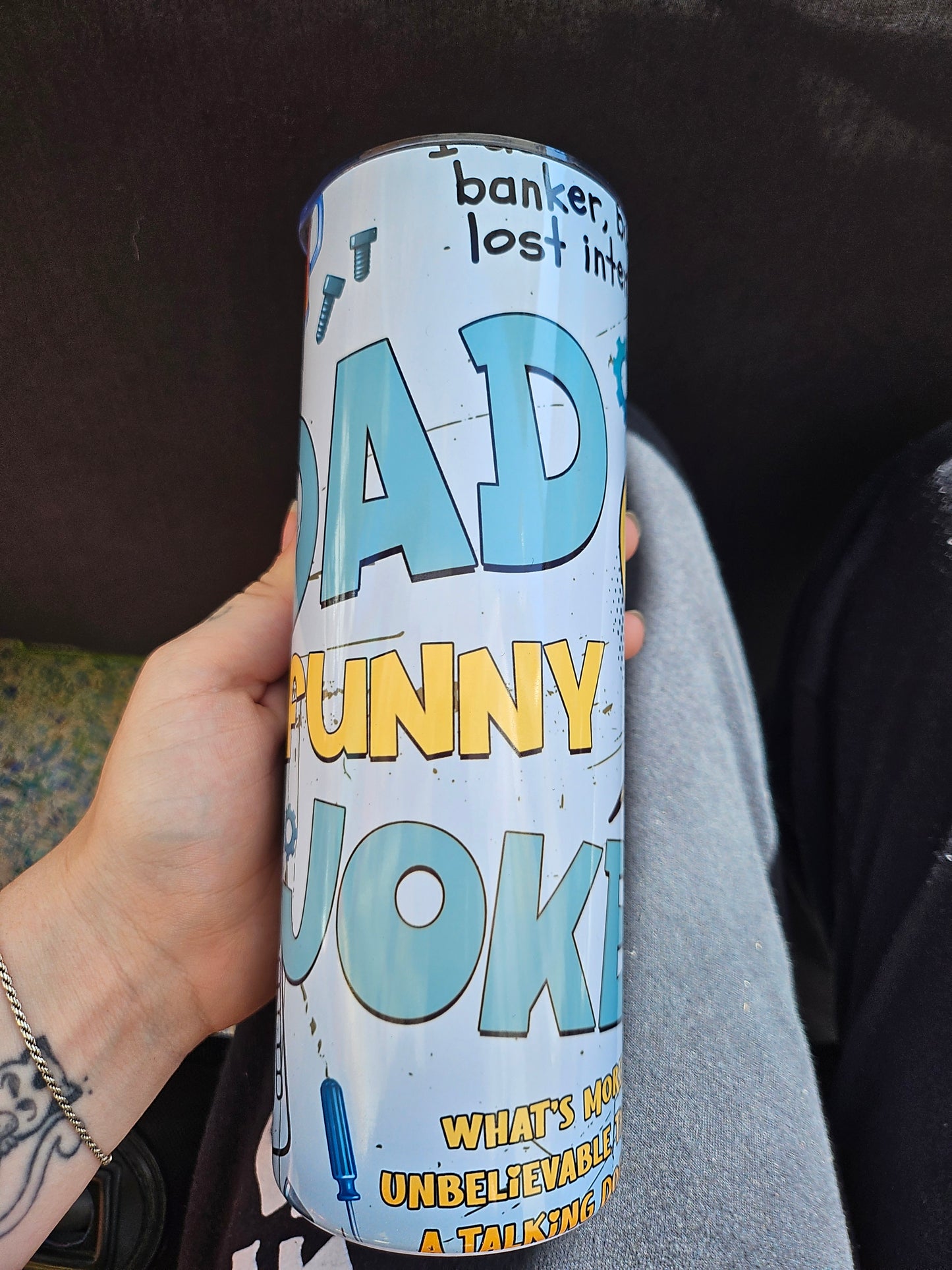 Dad Jokes Tumbler