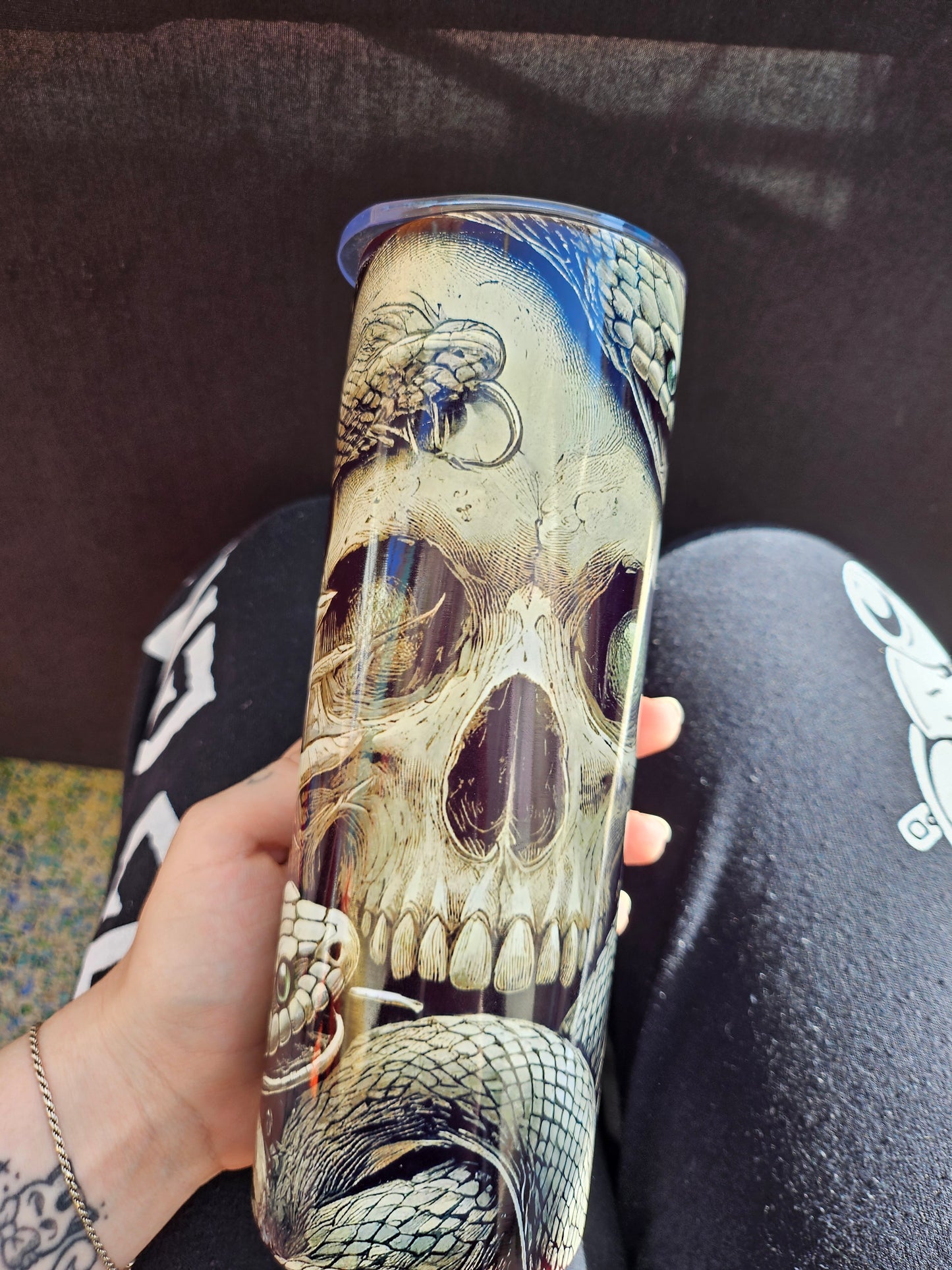 Skull & Snake Tumbler