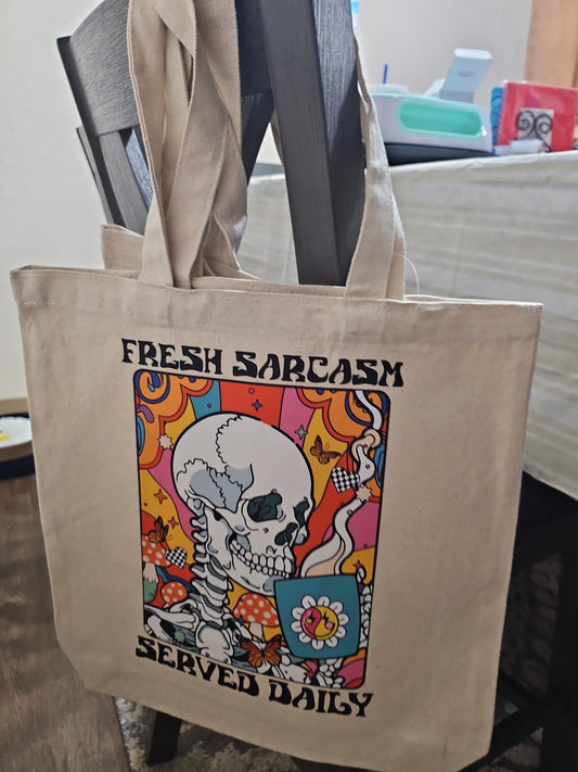 Fresh Sarcasm tote bag