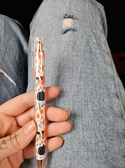 Pumpkin Metal Pen