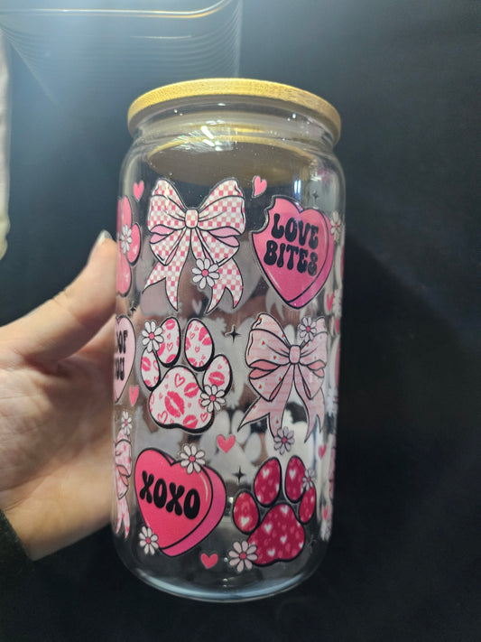 Dog Glass Tumbler